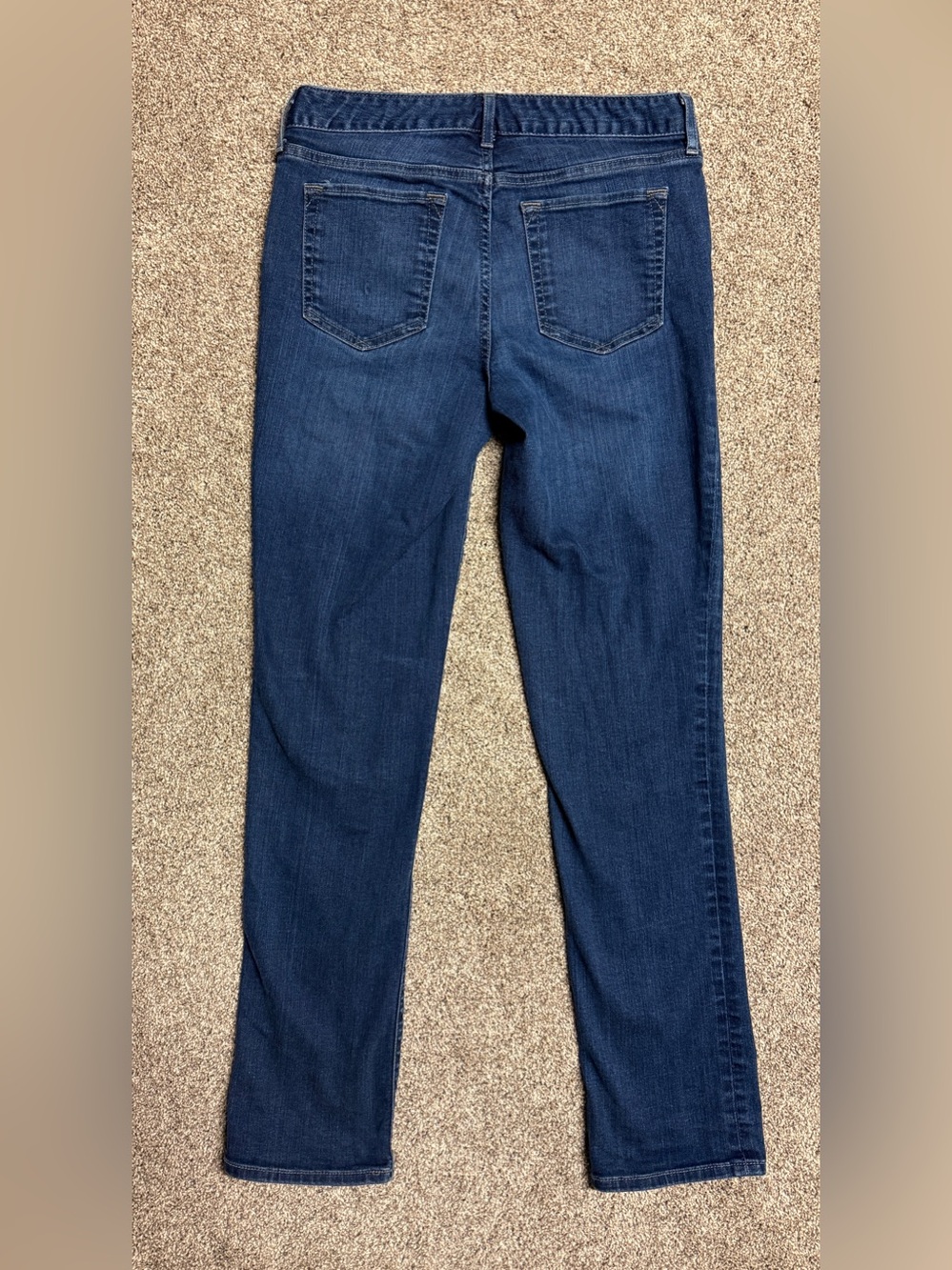 Eddie Bauer Women's Blue Straight Leg Slightly Curvy Jeans - Picture 2 of 7